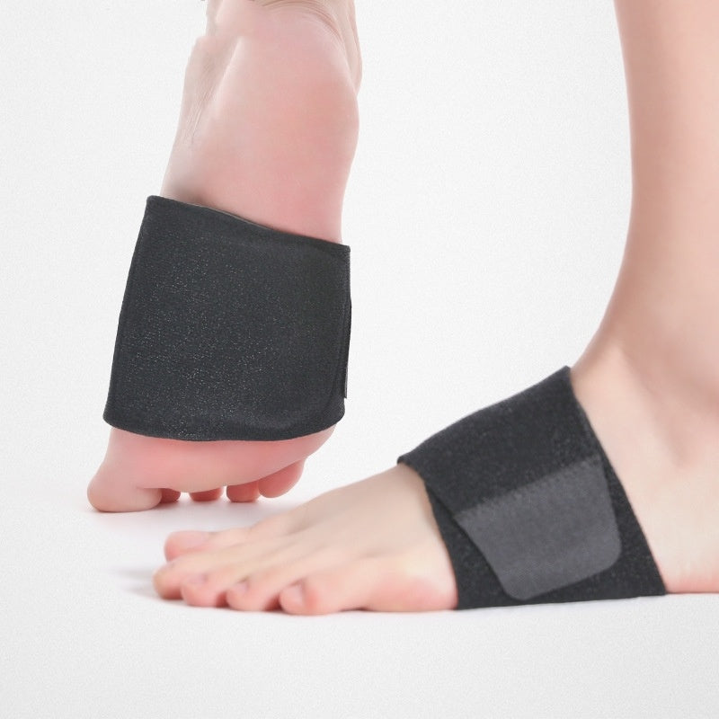 Support de voûte plantaire et de cheville réglable – Attelle de pied de sport taille unique pour la course, le cyclisme et le fitness