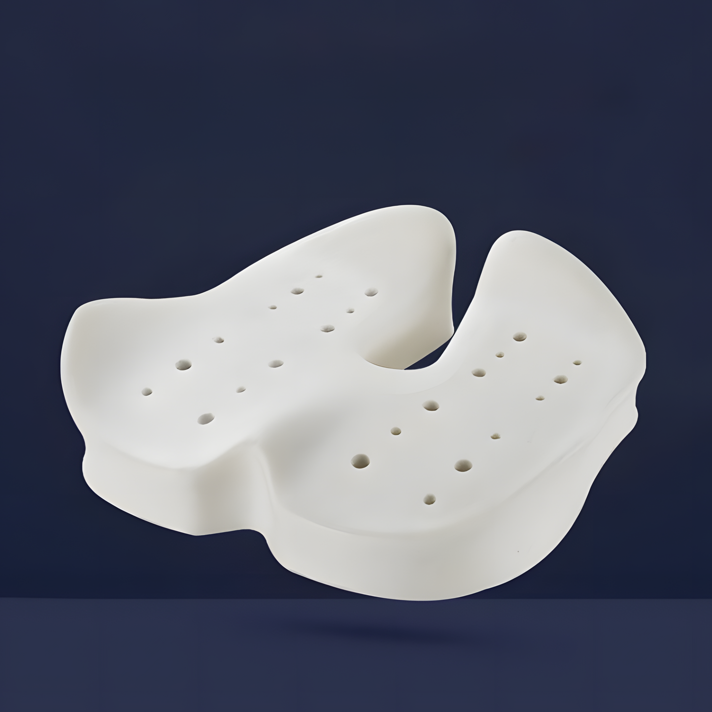 Coussin de siège orthopédique en mousse à mémoire de forme en U pour le soutien du coccyx et du bas du dos