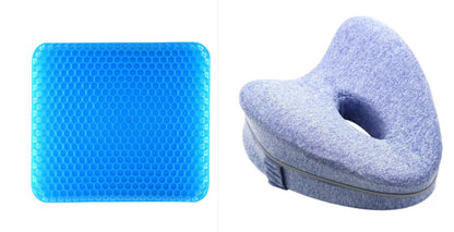 Oreiller de jambe en mousse à mémoire de forme en forme de cœur Oreiller de jambe Contour Legacy
